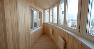 Отделка, остекление, утепление балконов в Йошкар-Оле от 211 руб. м/2.